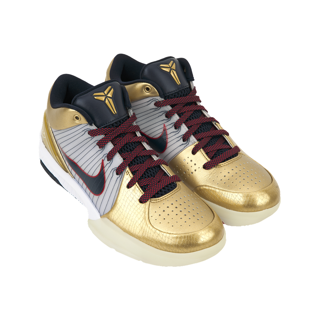 나이키 코비 4 프로트로 메탈릭 골드 앤 다크 옵시디언(Nike Kobe 4 Protro Metallic Gold and Dark Obsidian) - 4