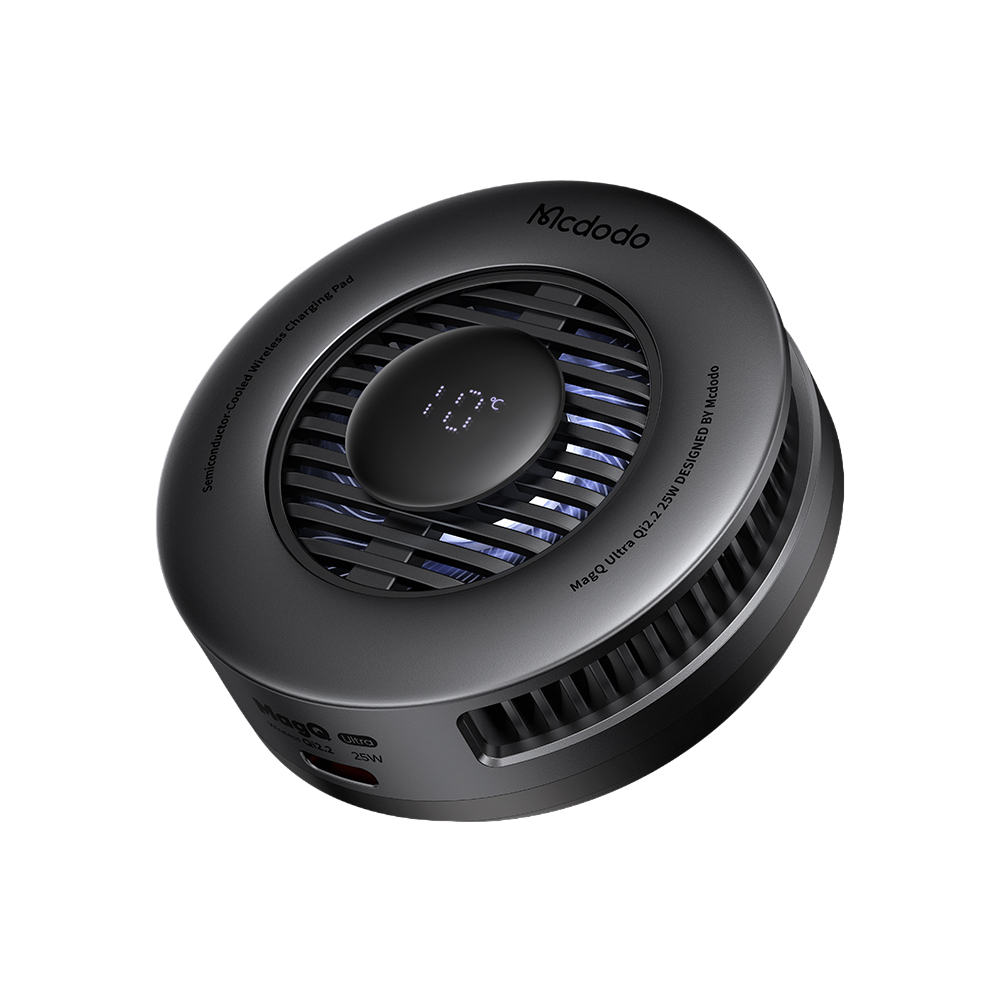 맥도도 Qi2.2 25W 맥세이프 TEC 쿨링 고속 무선충전기 CH841(Mcdodo Qi2.2 25W MagSafe TEC Cooling Wireless Charger CH841) - 2