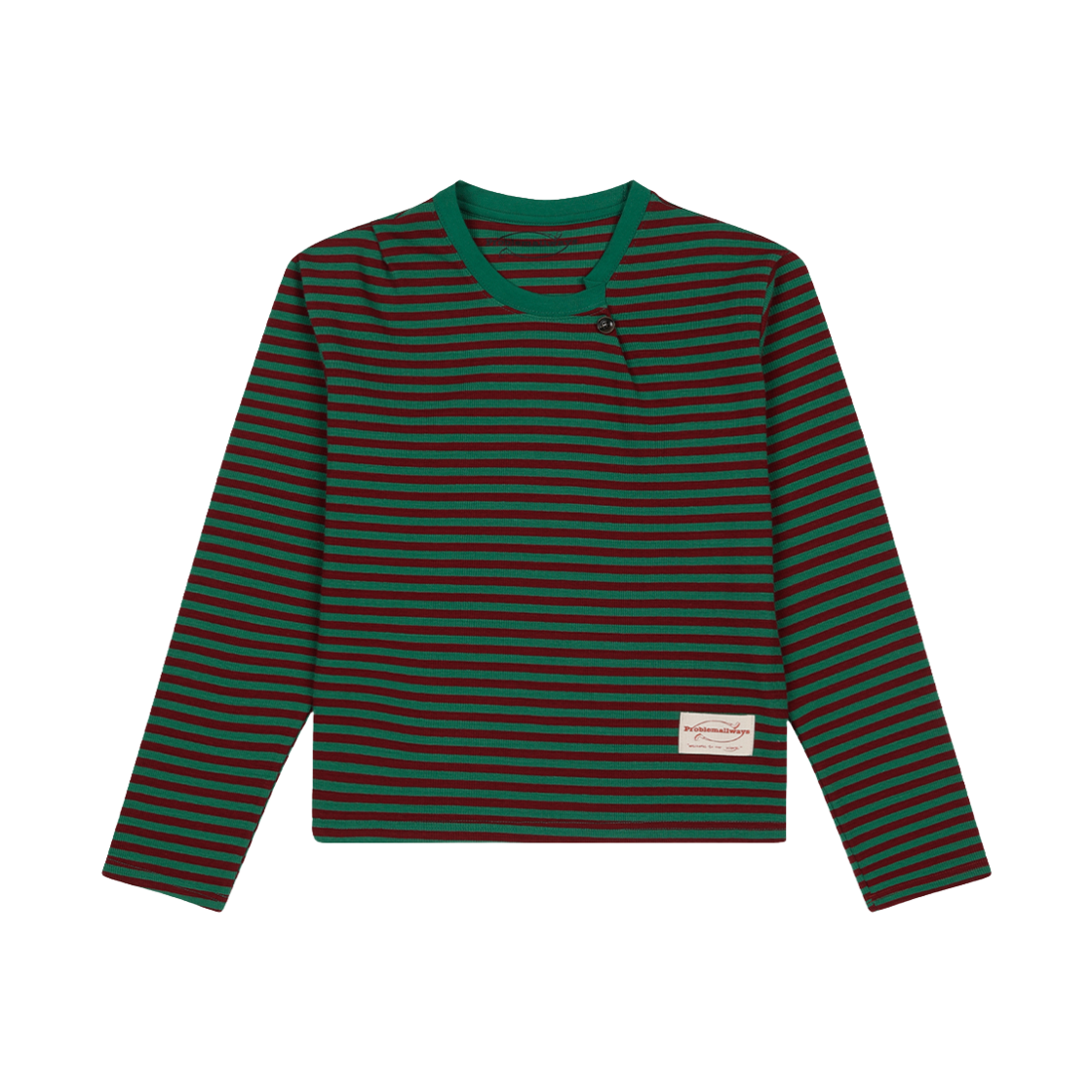 프라블럼올웨이즈 그랩디드 롱슬리브 그린(Problemallways Grabbed Long Sleeve Green)