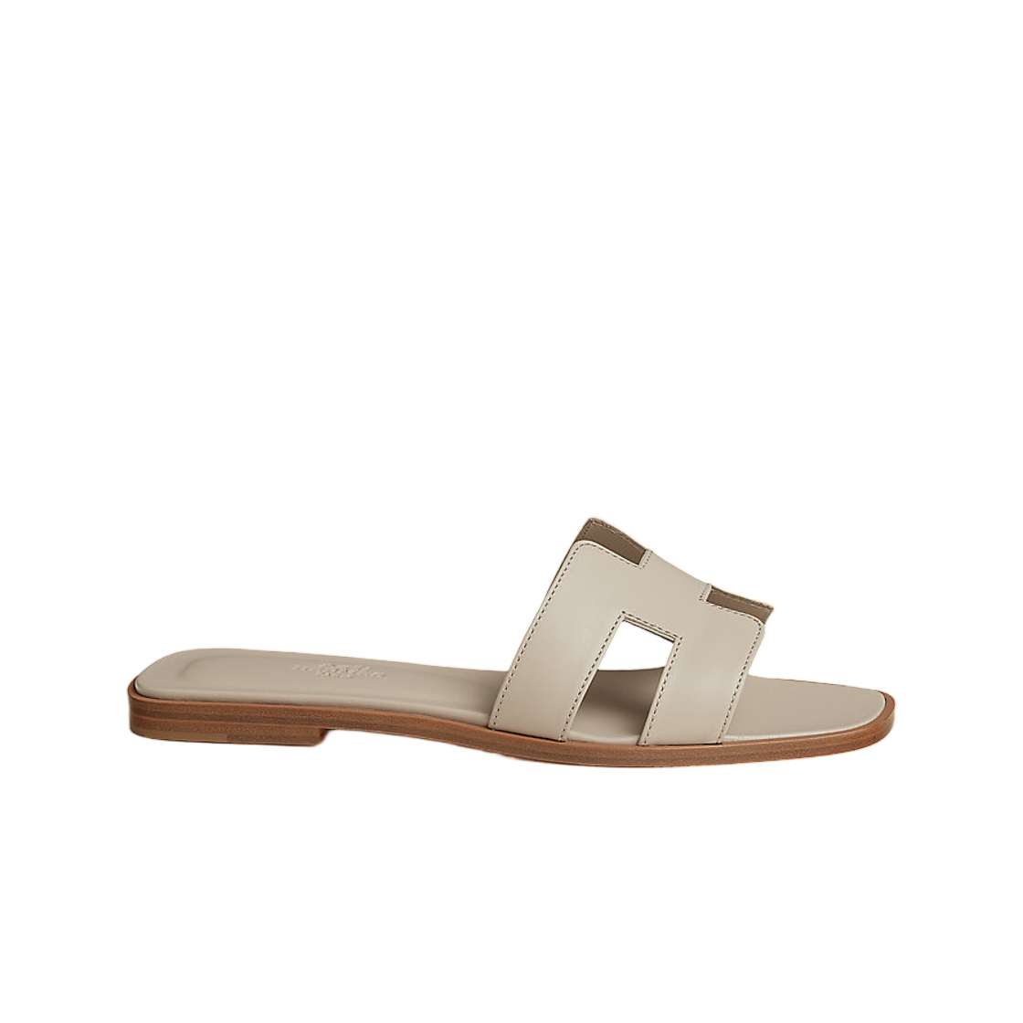 (W) 에르메스 오란 샌들 카프스킨 & 베쥬 노메이드((W) Hermes Oran Sandal Calfskin & Beige Nomade) - 1