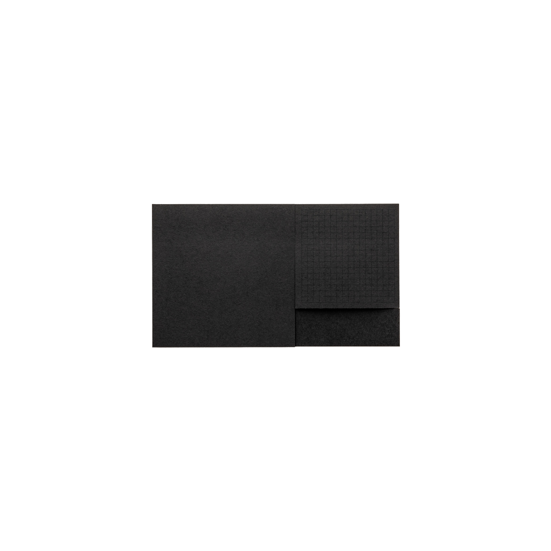 940ACPH3093BK CRAFT DESIGN TECHNOLOGY Black Adhesive Memo Pad S