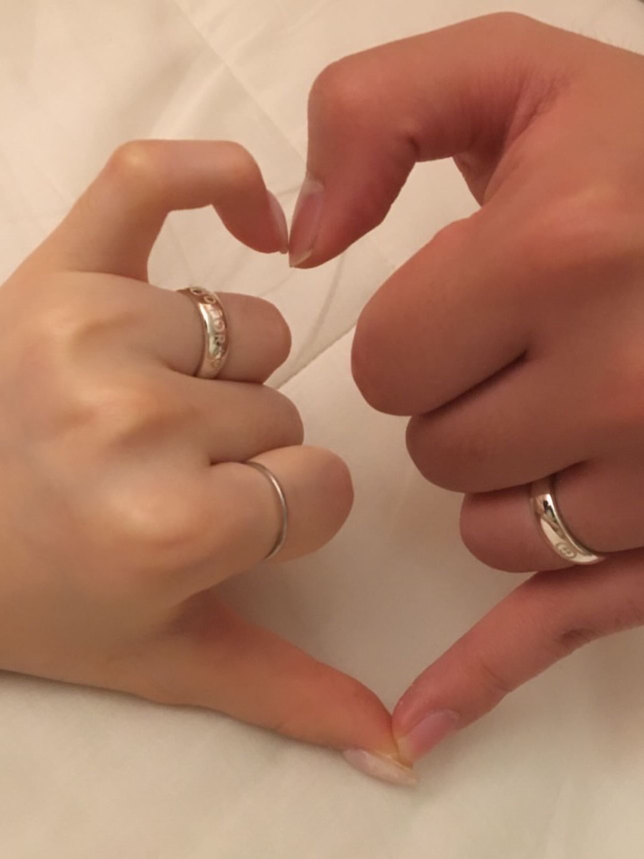 Gucci Blind For Love Ring 925 Sterling Silver 착용 스타일