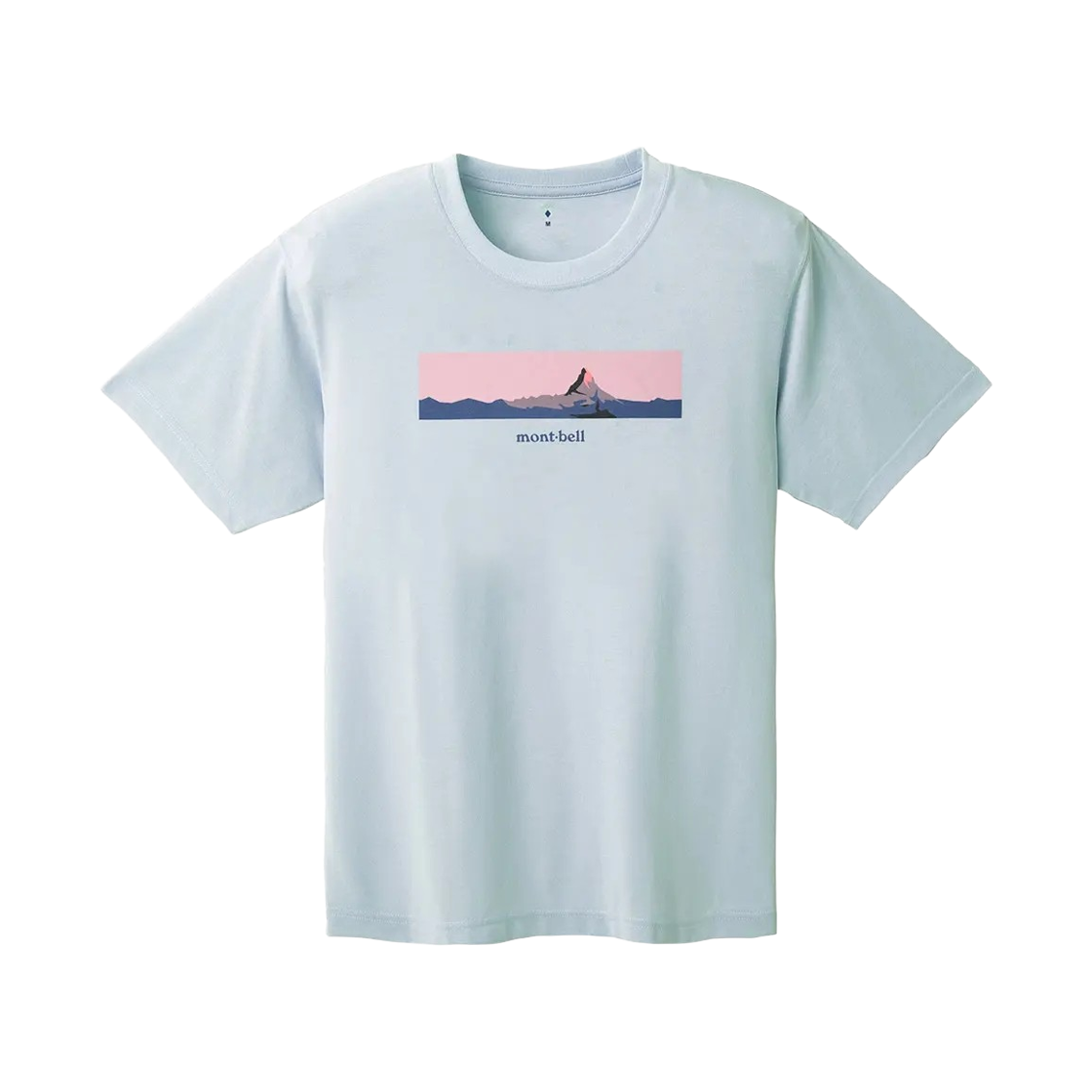 몽벨 위크론 매터혼 티셔츠 라이트 블루(Montbell Wickron Matterhorn T-Shirt Light Blue) - 1