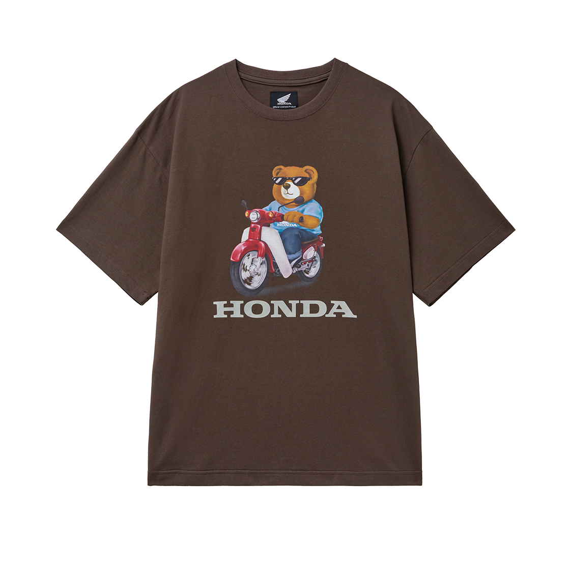 혼다 베어 티셔츠 다크 브라운(Honda Bear T-Shirt Dark Brown)