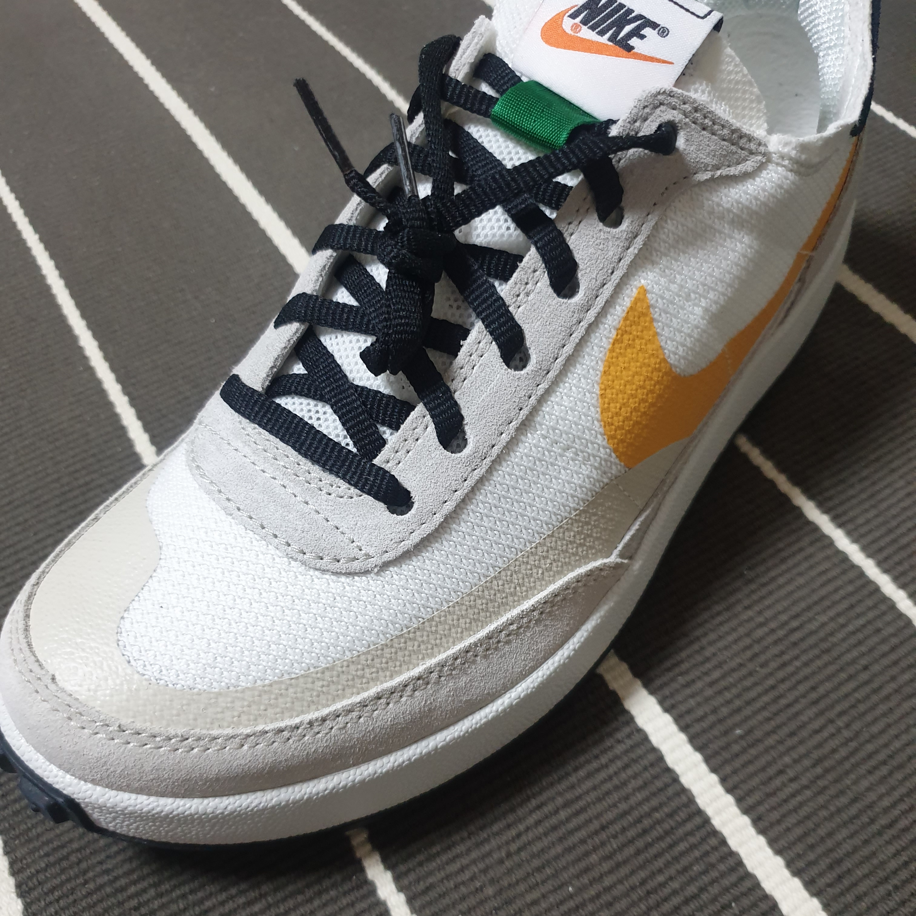 Nike x Tom Sachs General Purpose Shoe Pine Green University Gold 착용 스타일