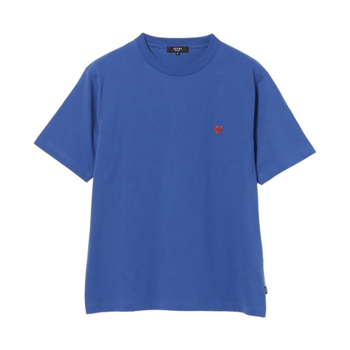 42-08-0095-147 Beams Heart B-Heart Logo 3D T-Shirt Blue