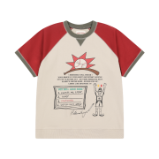 Problemallways Referee Raglan Sweatshirt Beige