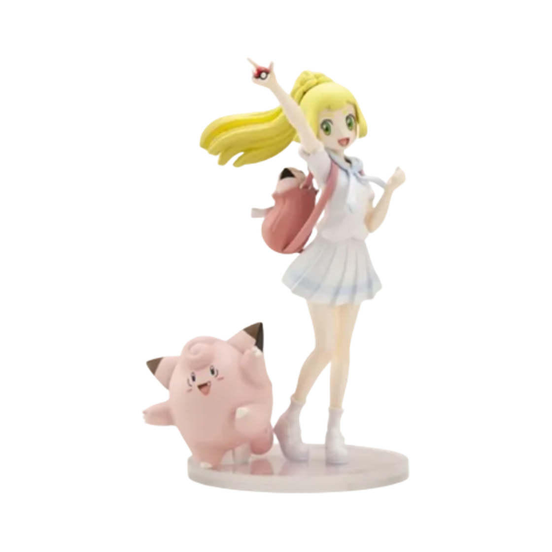 - Pokemon Center Original Figure Ganba Lillie & Clefairy