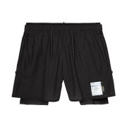 Satisfy Rippy Cordura 5 Inch Trail Shorts Black