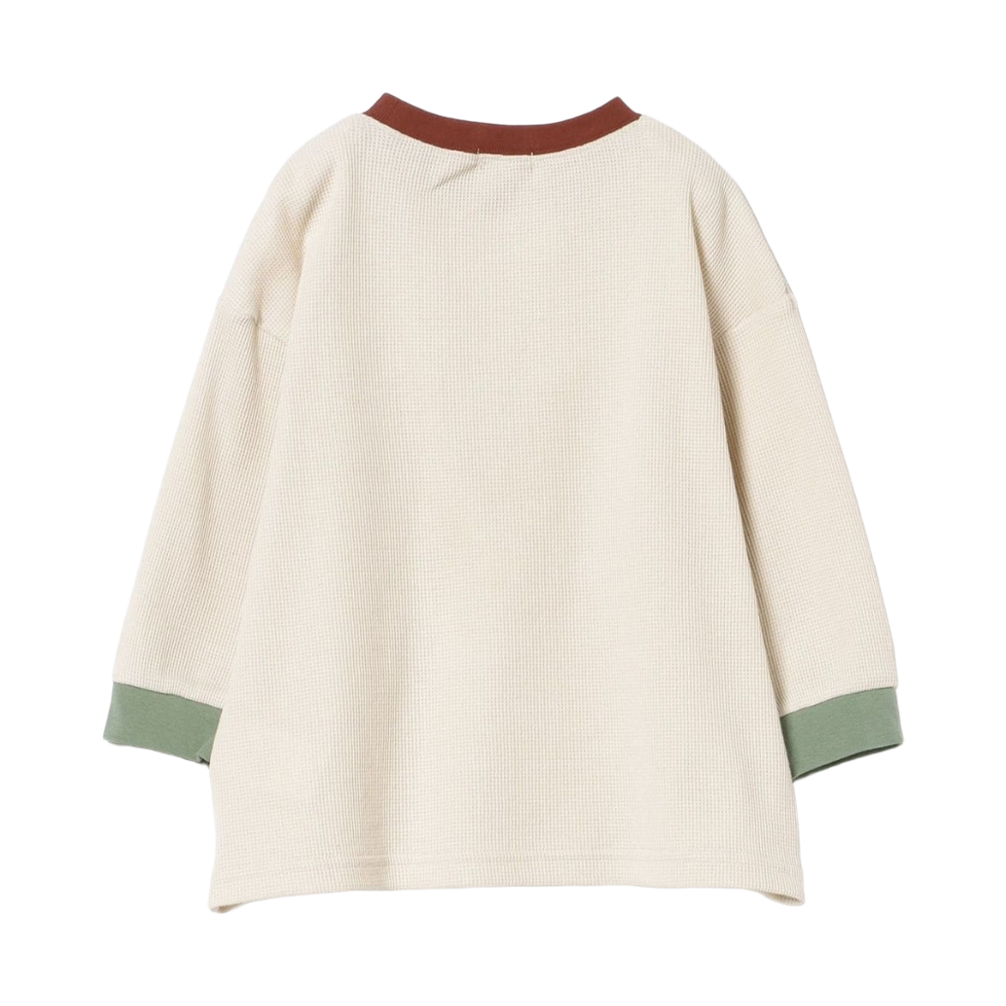 (키즈) 빔즈 미니 와플 티셔츠 아이보리((Kids) Beams Mini Waffle T-shirt Ivory) - 2