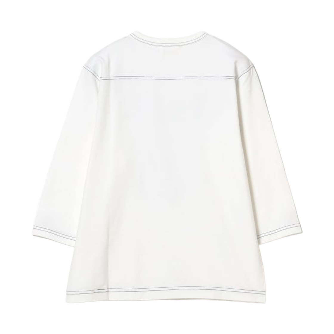 (W) 빔즈 보이 텐지쿠 풋볼 3/4 티셔츠 화이트((W) Beams Boy Tenjiku Football 3/4 T-Shirt White) - 2
