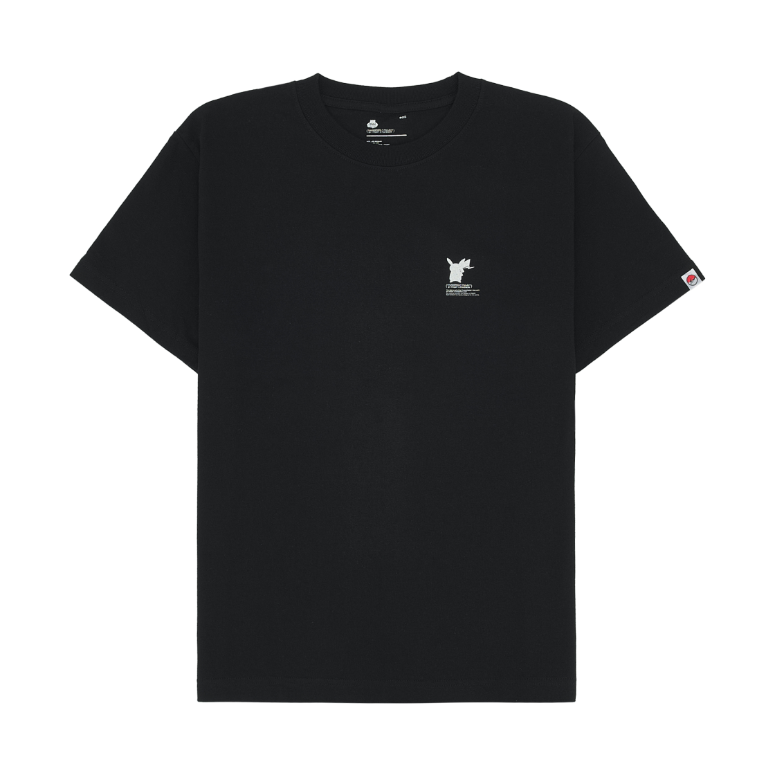 프라그먼트 x 포켓몬 INN 썬더볼트 프로젝트 TBP 025 티셔츠 피카츄 블랙(Fragment x Pokemon INN Thunderbolt Project TBP 025 T-Shirt Pikachu Black) - 1