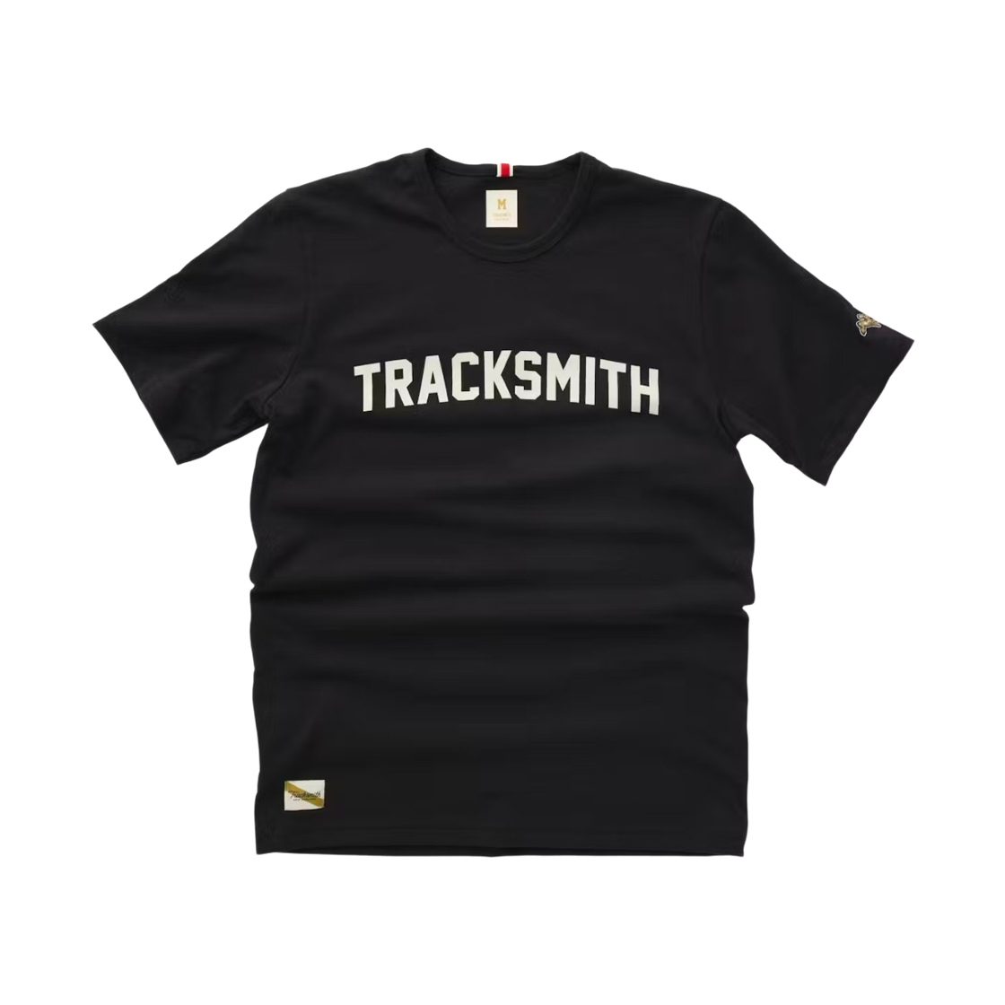 트랙스미스 그레이보이 티셔츠 블랙 아이보리(Tracksmith Grayboy T-Shirt Black Ivory)