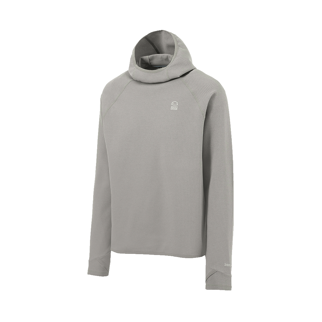 ZU1LSS2602DBG ZEROGRAM Seawool Hood T-Shirts Dark Beige