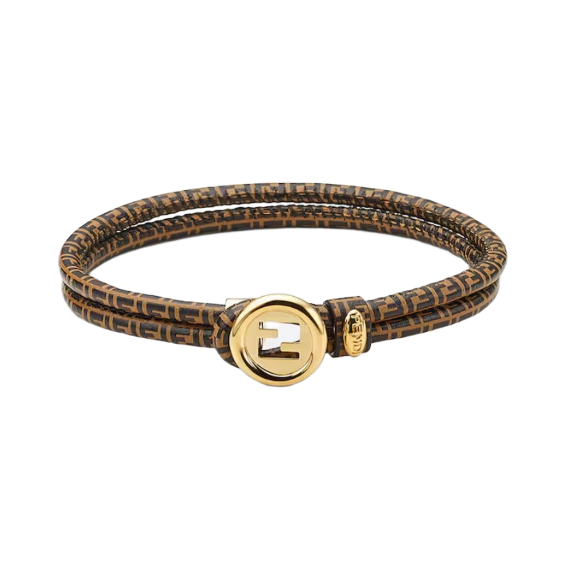(W) 펜디 에버라운드 브레이슬릿 브라운((W) Fendi Everround Bracelet Brown) - 1