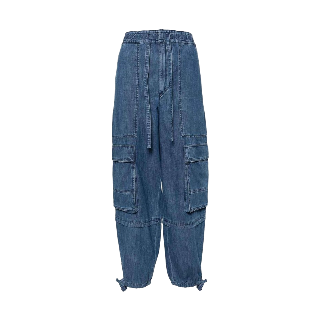 (W) 이자벨 마랑 아이비 트라우저 블루 - 24SS((W) Isabel Marant Ivy Trousers Blue - 24SS)