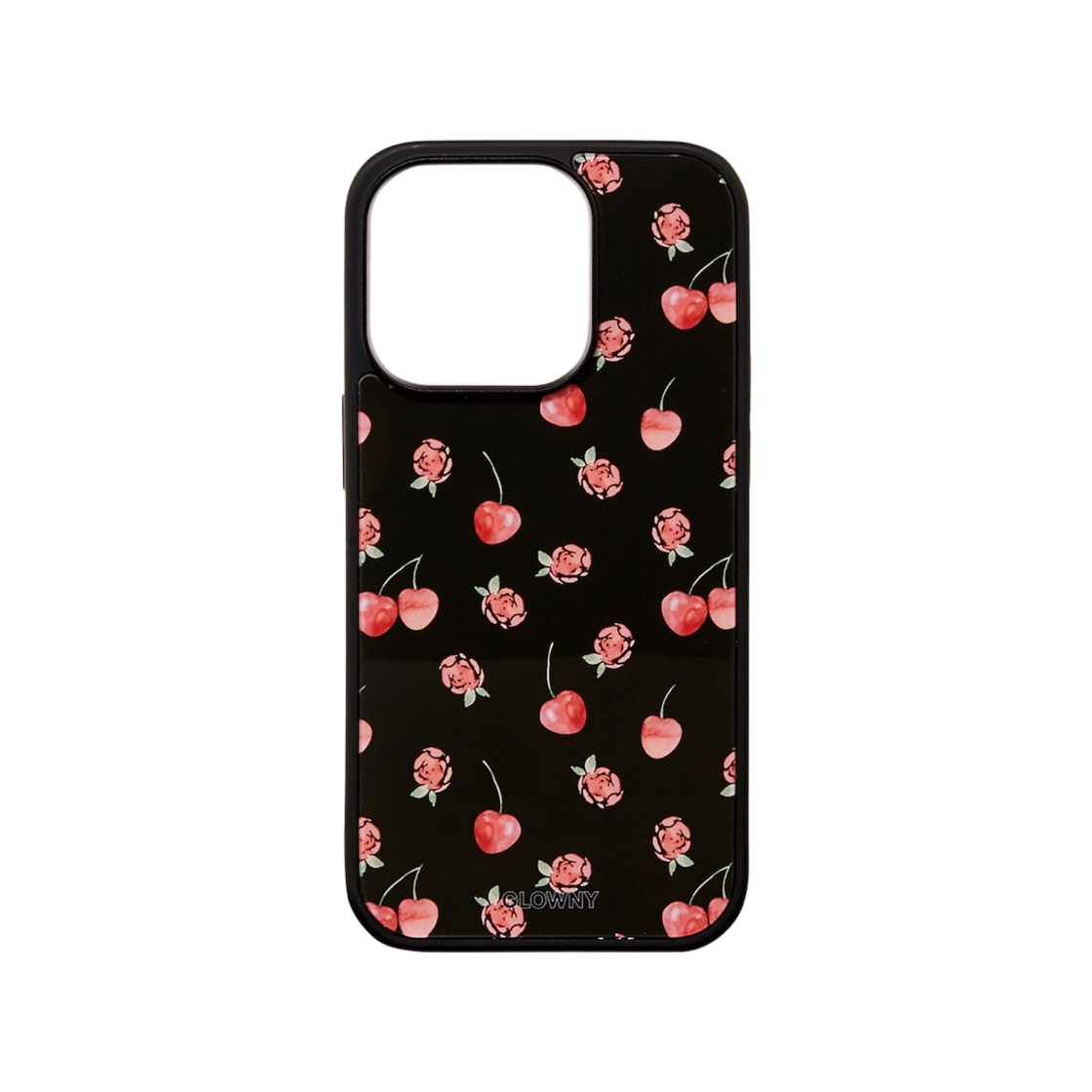 글로니 아이폰 블랙 체리 범퍼 케이스 블랙 체리(Glowny iPhone Black Cherry Bumper Case Black Cherry)