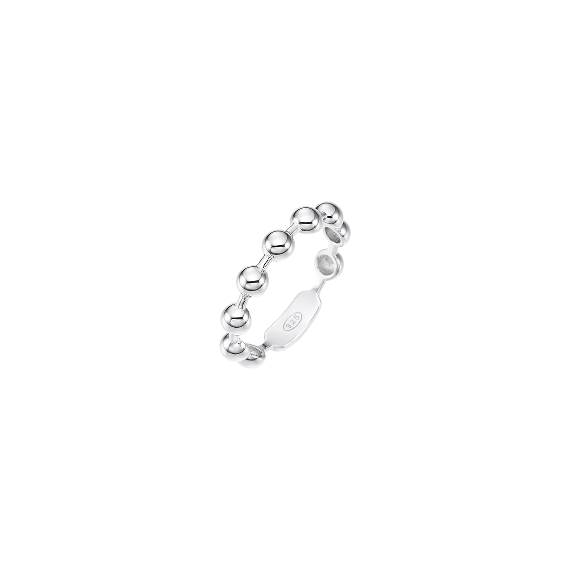넘버링 #7501 미디엄 볼 체인 링 실버(NUMBERING #7501 Medium Ball Chain Ring SIlver)