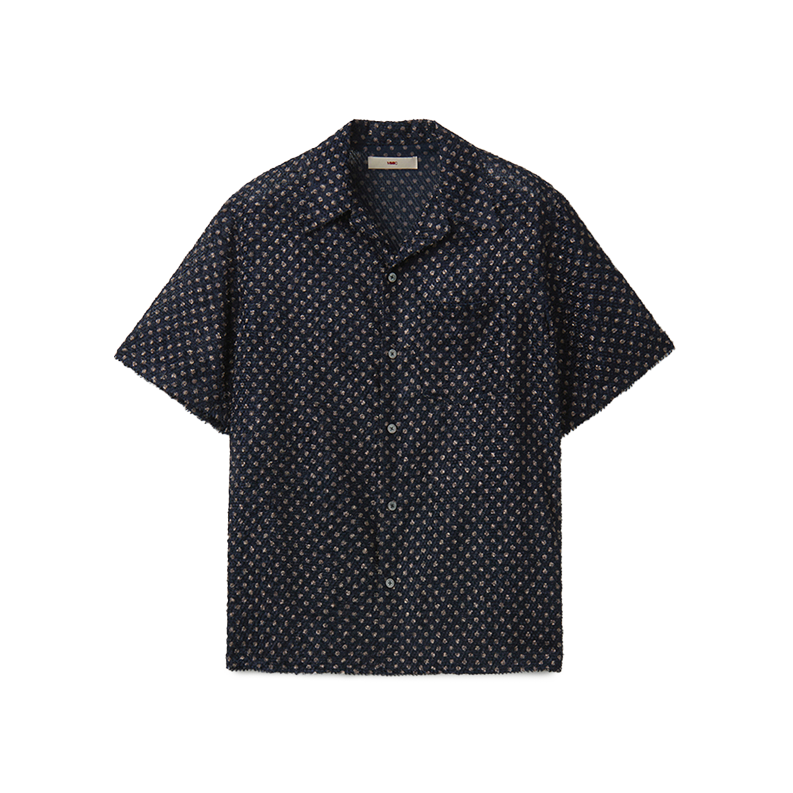 엠엠아이씨 코스모 하프 셔츠 네이비(MMIC Cosmo Half Shirt Navy)