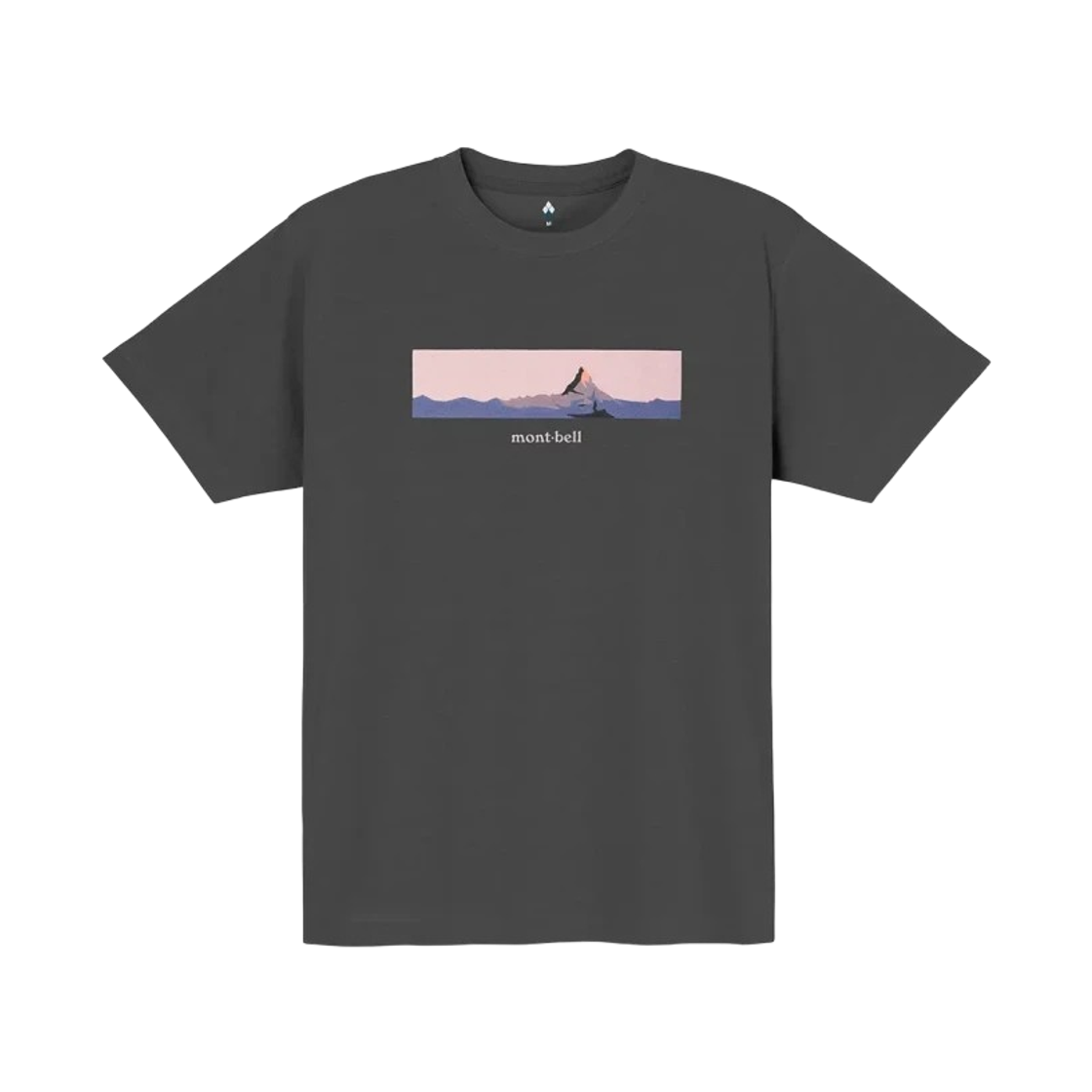 몽벨 위크론 매터혼 티셔츠 다크 그레이(Montbell Wickron Matterhorn T-Shirt Dark Gray)