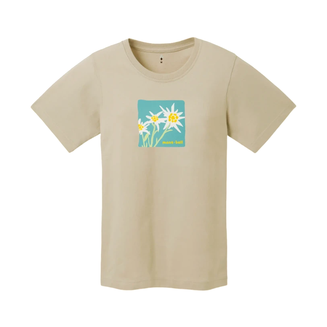2304722 (W) Montbell Pear Skin Cotton T-Shirt Edelweiss Ivory
