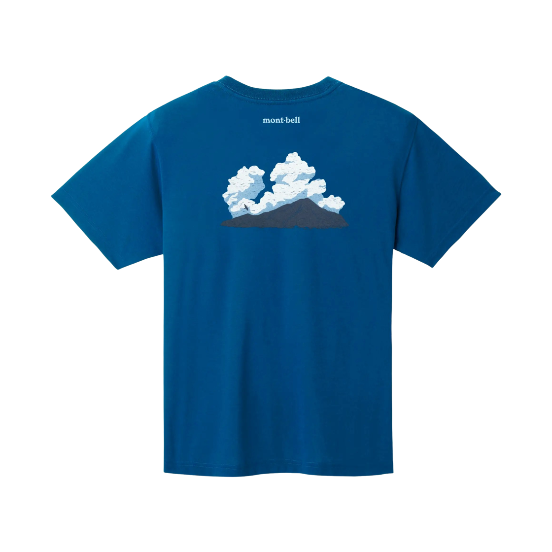 몽벨 피어 스킨 코튼 썸머 클라우드 티셔츠 블루(Montbell Pear Skin Cotton Summer Clouds T-Shirt Blue) - 1