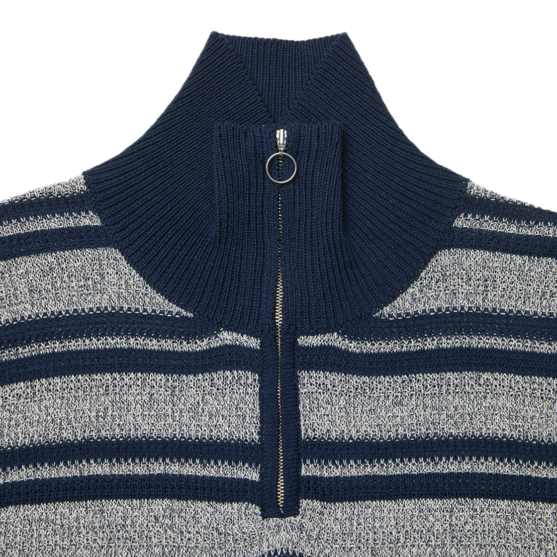 엠엠아이씨 허슬러 하프 집 네이비(MMIC Hustler Half Zip Navy) - 2