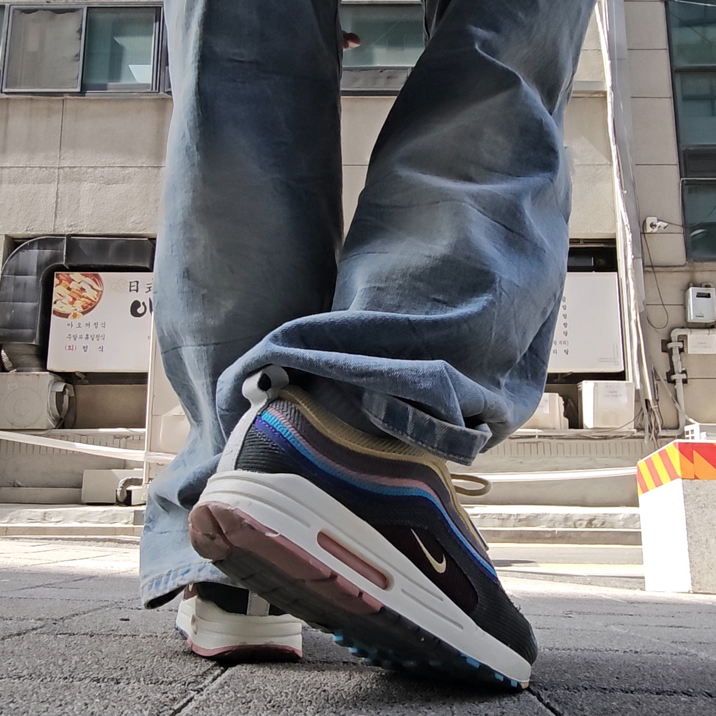 Supreme Denim Camp Cap Dirty Indigo - 25FW, Nike x Sean Wotherspoon Air Max 1/97 착용 스타일 - 6