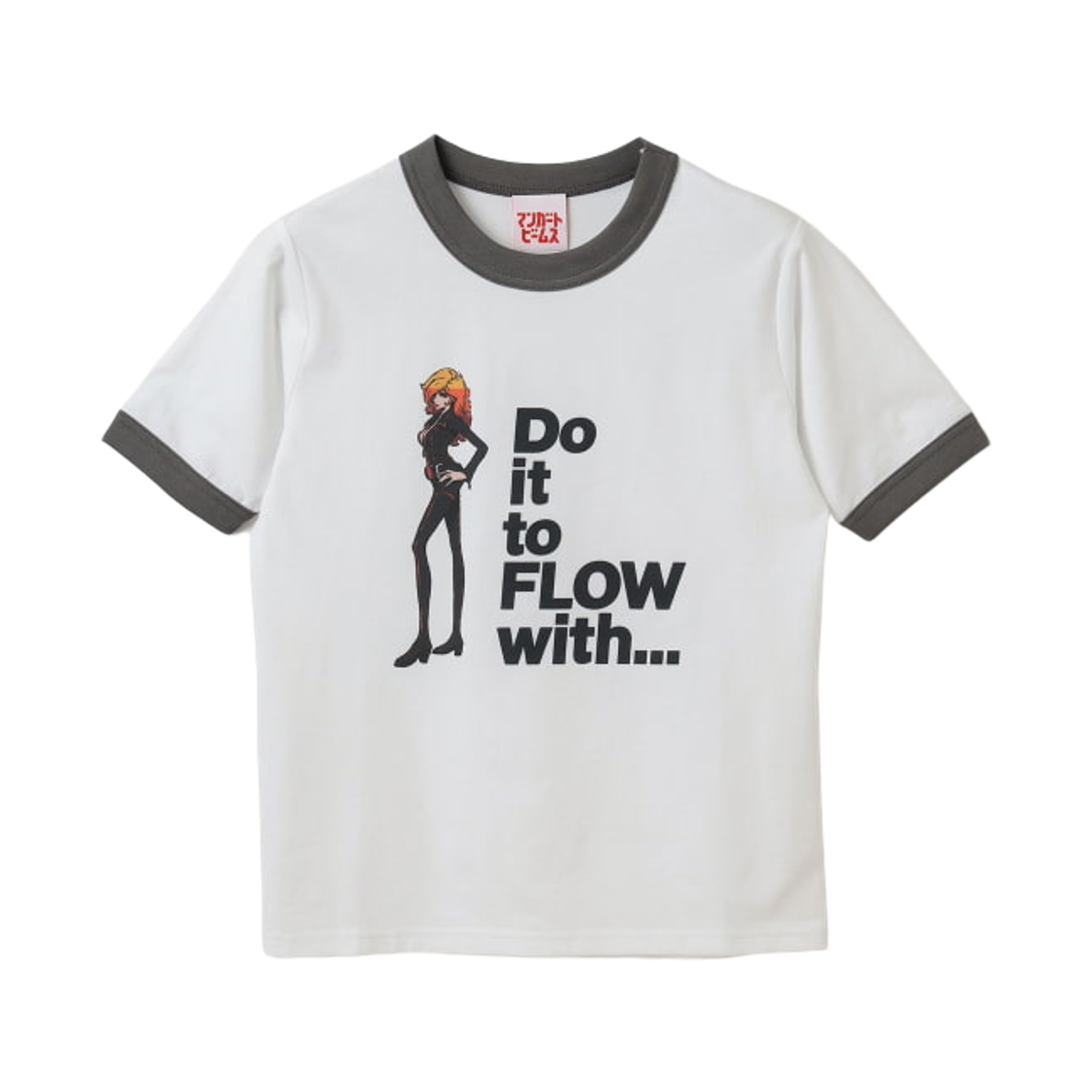 59-04-0035-445 (W) Mangart Beams x Lupin The Third Ringer T-Shirt Black