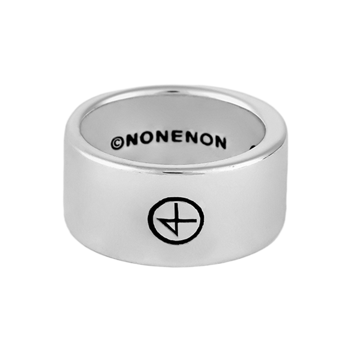 NONENON-255 Nonenon Logo Flat Ring (9mm)