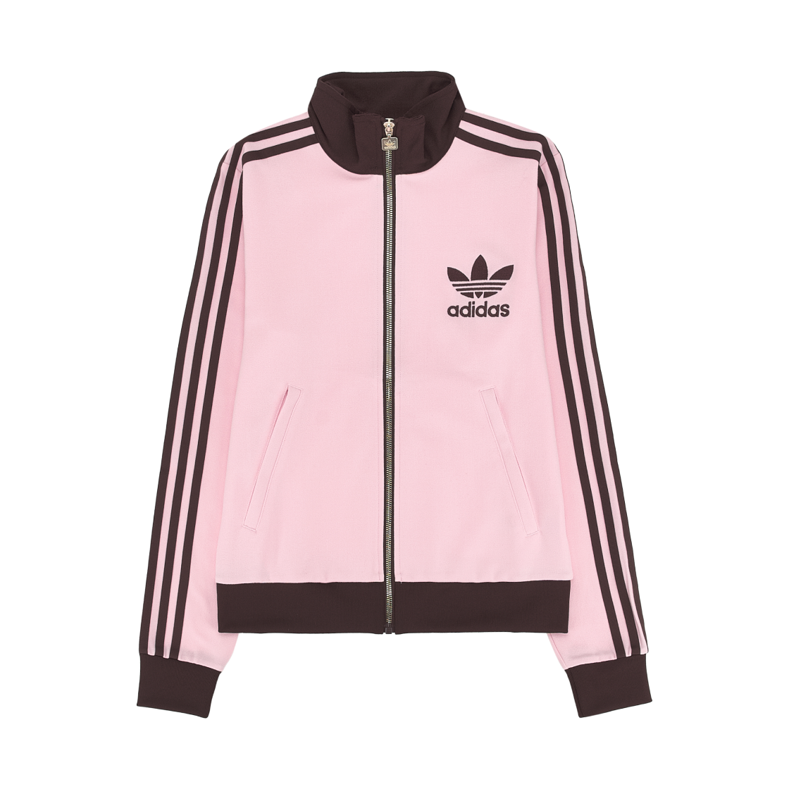 (W) 아디다스 프리미엄 오리지널스 트랙탑 클리어 핑크 쉐도우 브라운 - KR 사이즈