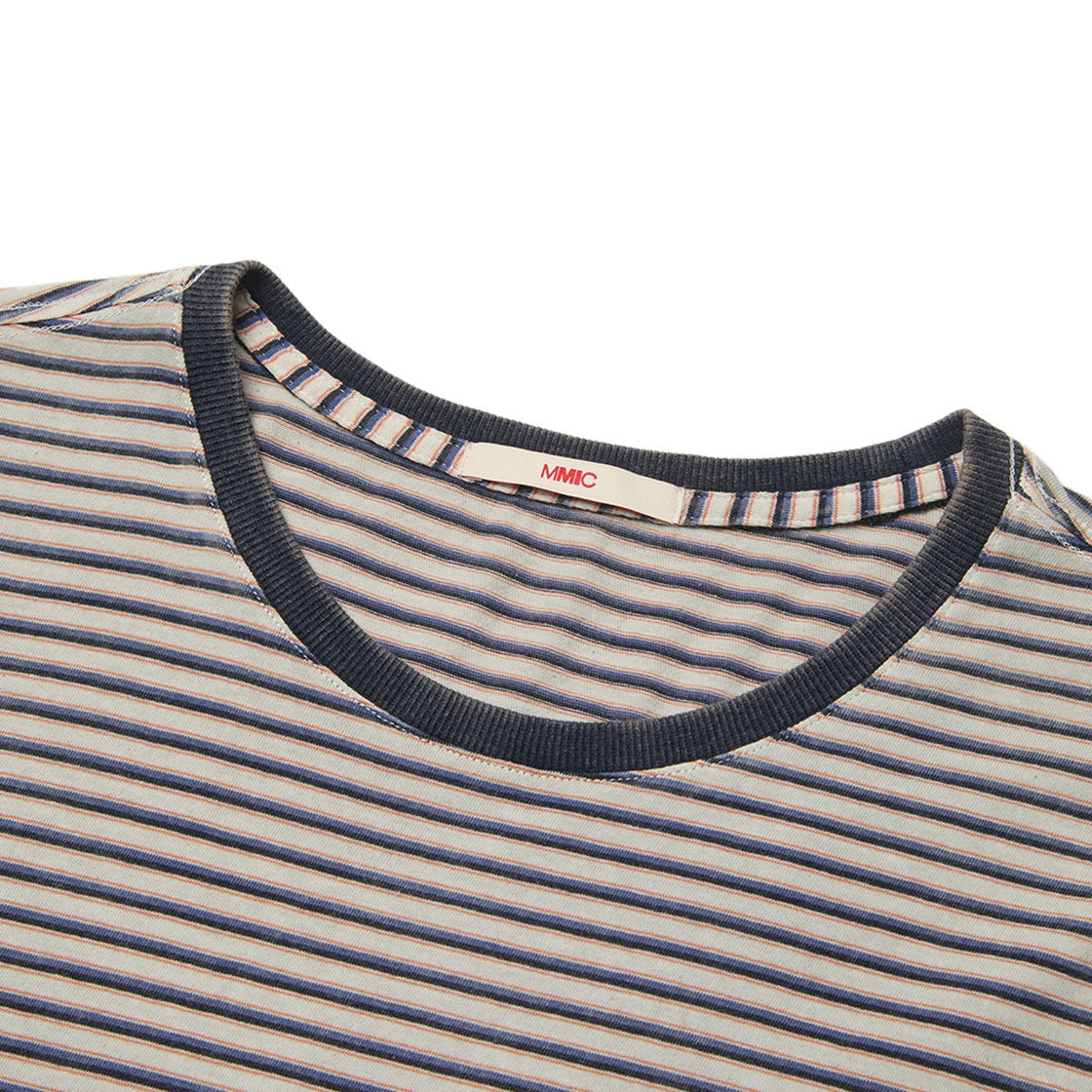 엠엠아이씨 썬스트라이프 티 네이비(MMIC Sunstripe Tee Navy) - 2