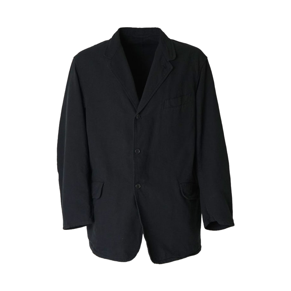 코모리 코튼 덕 자켓 블랙 - 26SS(Comoli Cotton Duck Jacket Black - 26SS)
