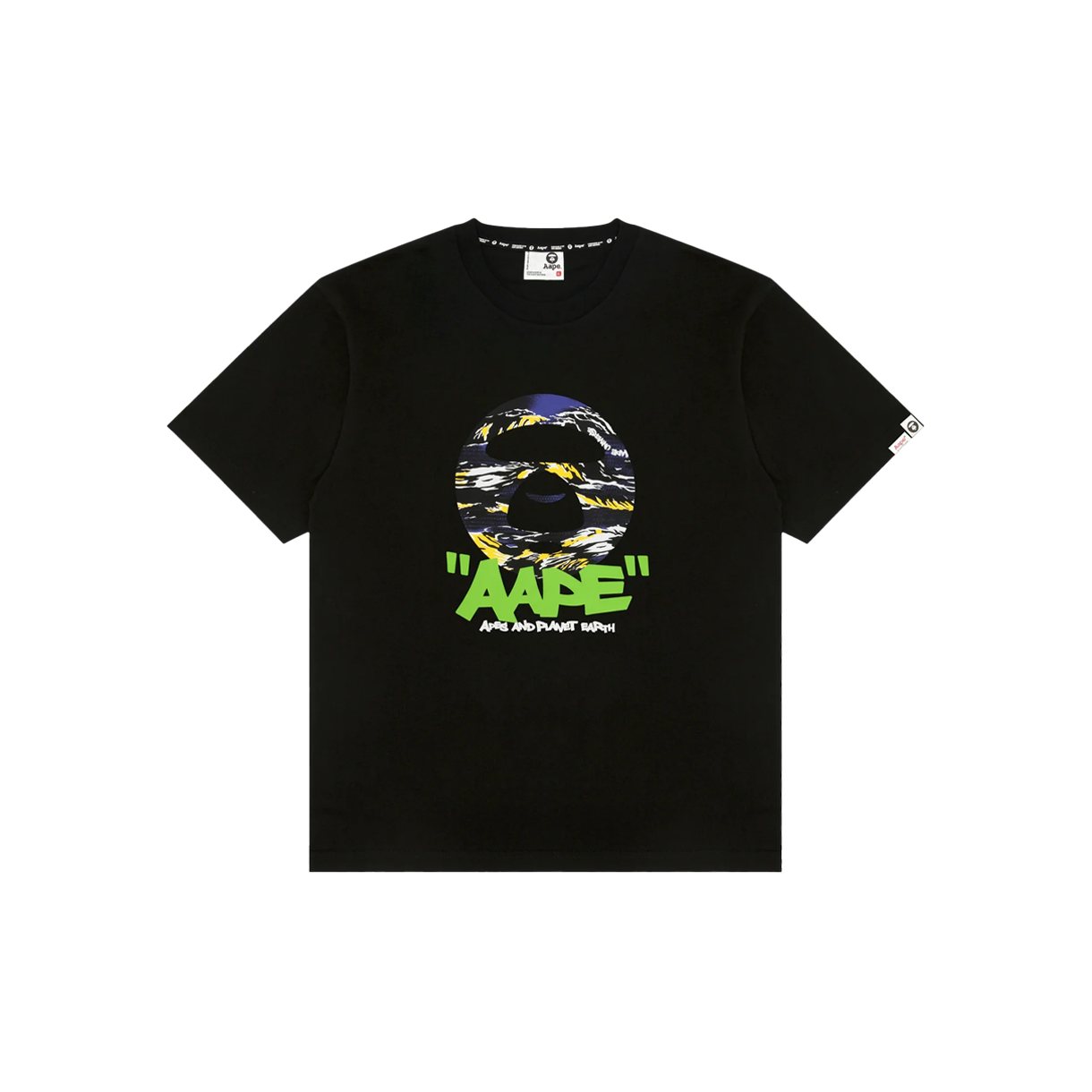 에이프 테마 메인 유니버스 문페이스 그래픽 티 - 26SS(AAPE Theme Main Universe Moonface Graphic Tee - 26SS)