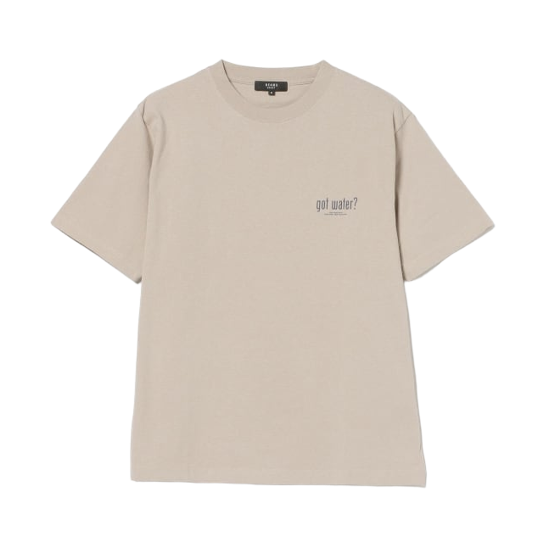 빔즈 하트 갓 워터? 그래픽 티셔츠 베이지(Beams Heart Got Water? Graphic T-Shirt Beige) - 2