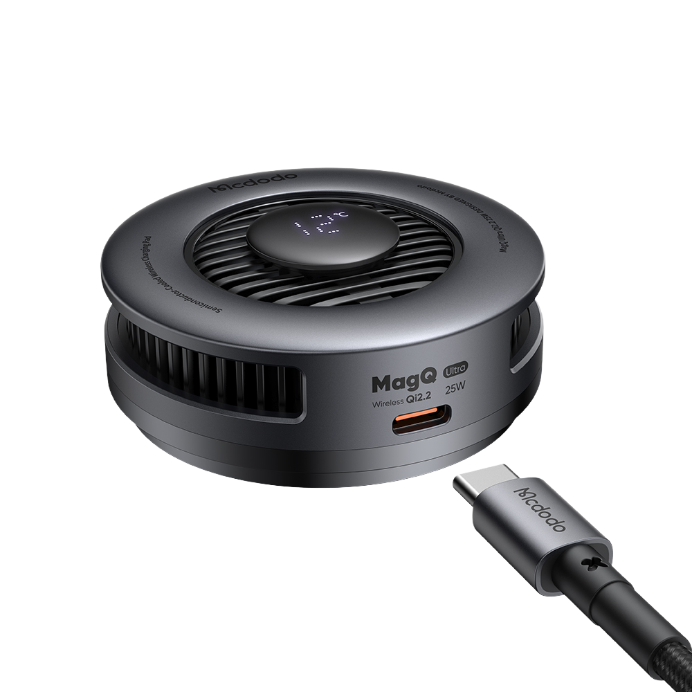 맥도도 Qi2.2 25W 맥세이프 TEC 쿨링 고속 무선충전기 CH841(Mcdodo Qi2.2 25W MagSafe TEC Cooling Wireless Charger CH841) - 4