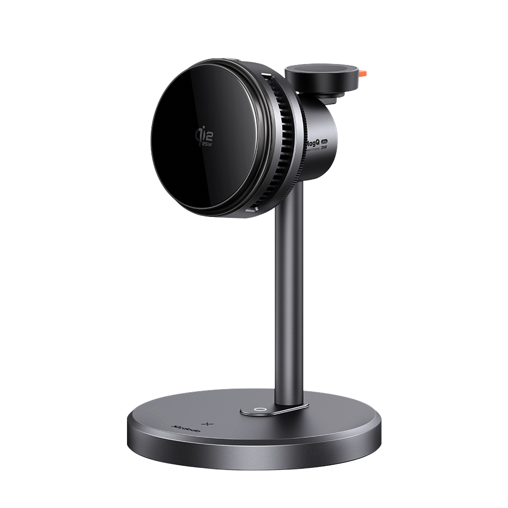 맥도도 Qi2.2 25W 3in1 맥세이프 고속 무선충전 TEC 쿨링 스탠드 거치대 CH617(Mcdodo Qi2.2 25W 3in1 Magnetic Wireless Fast TEC Cooling Charging Stand CH617) - 2