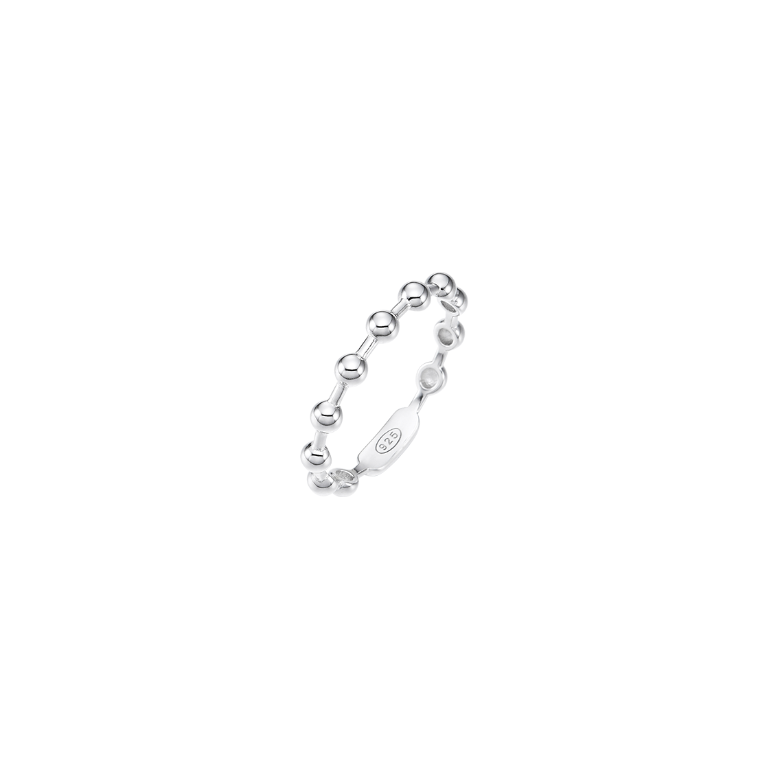 넘버링 #7501 스몰 볼 체인 링 실버(NUMBERING #7501 Small Ball Chain Ring Silver)