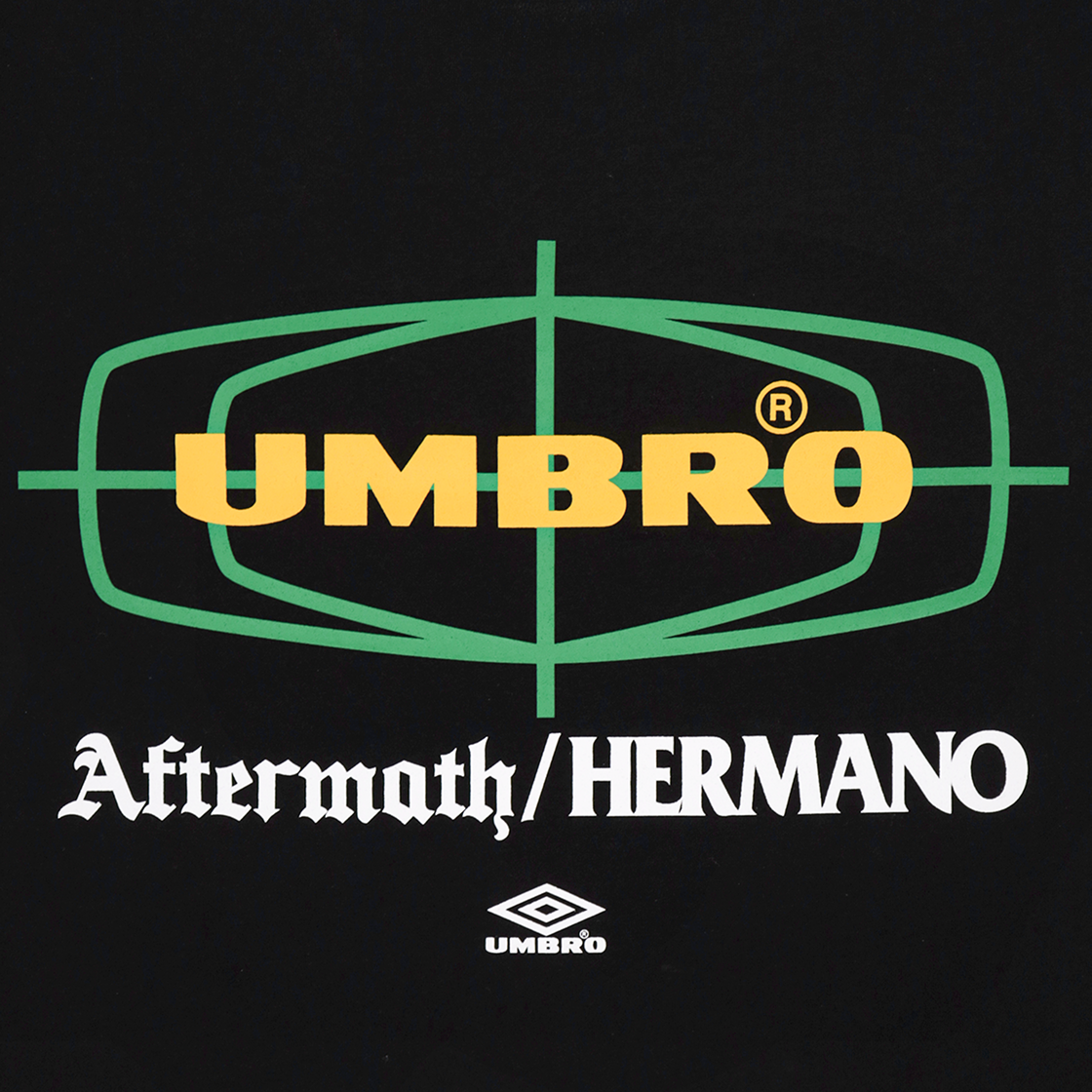 애프터매스 X 엄브로 로고 티 블랙(Atm X Umbro Logo Tee Black) - 4