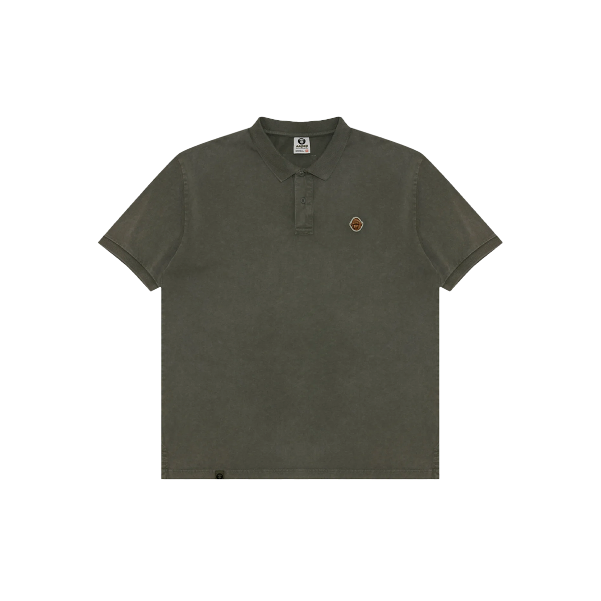 에이프 에이퍼 폴로 셔츠 카키 그레이 - 26SS(AAPE Aaper Polo Shirt Khaki Grey - 26SS)
