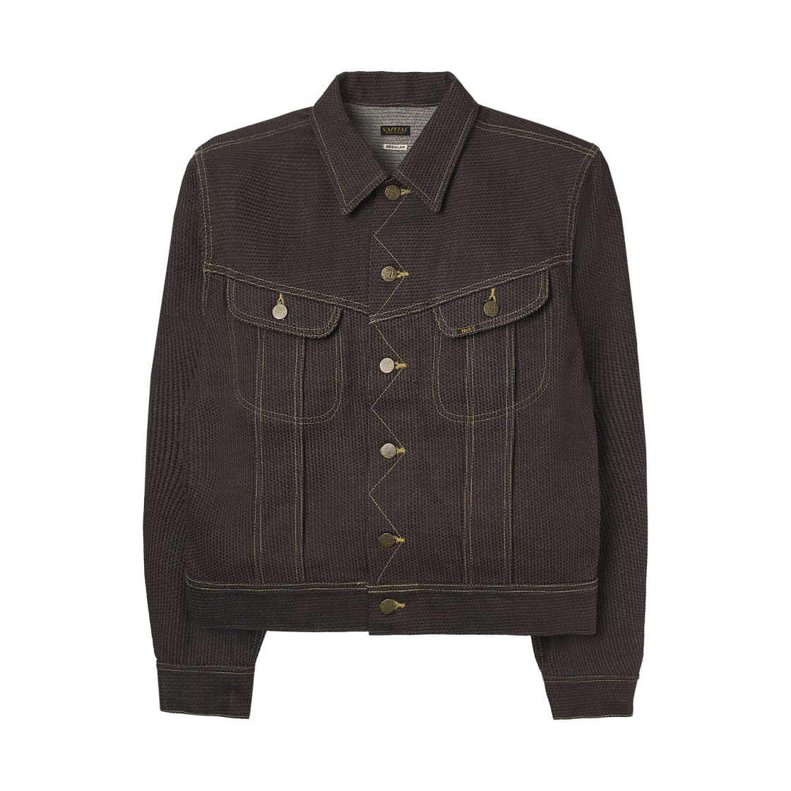 캐피탈 No.5 센츄리 데님 웨스터너 자켓 브라운(Kapital No.5 Century Denim Westerner Jacket Brown) - 1
