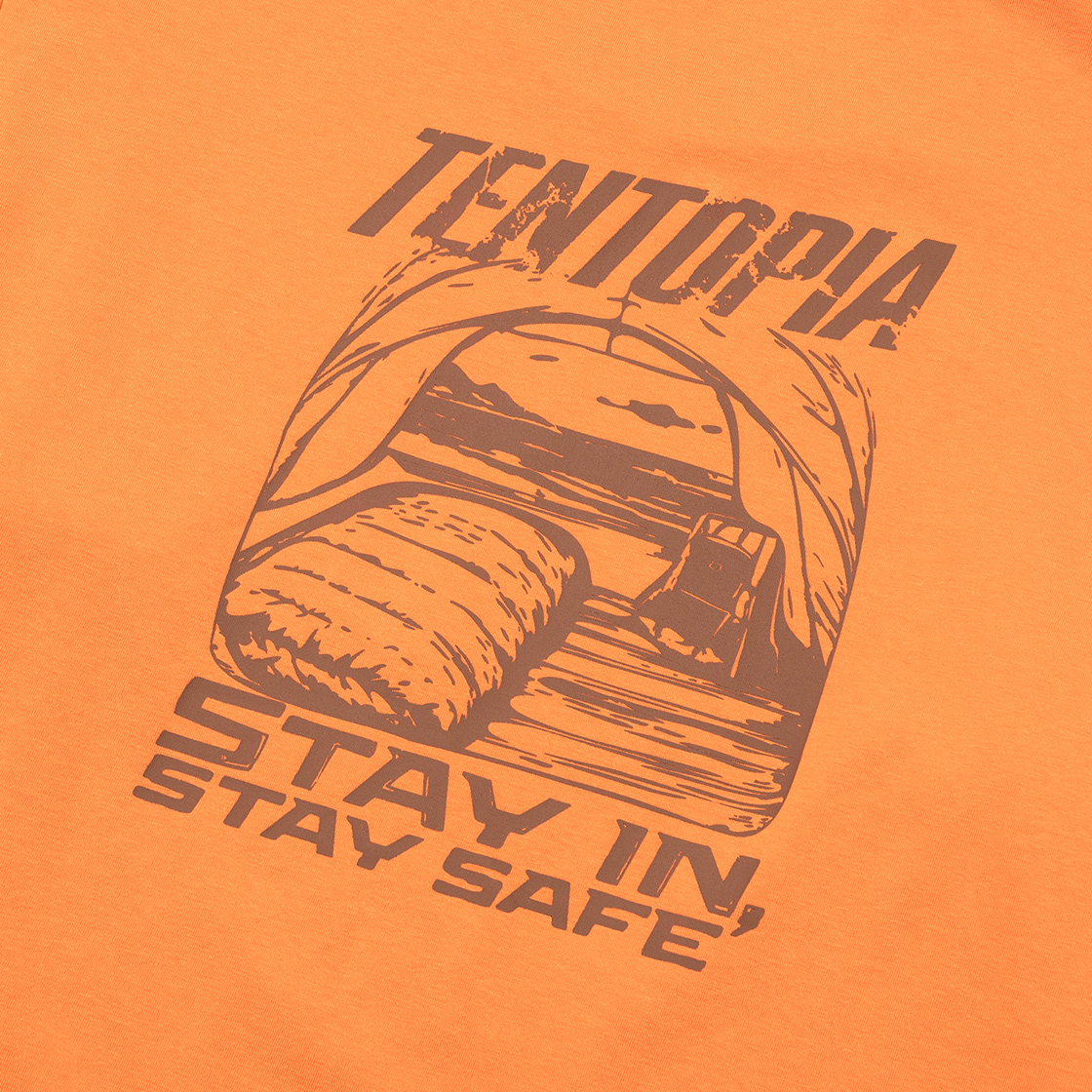 제로그램 TENTOPIA Sorona 멀티그래픽 긴팔 티셔츠(ZEROGRAM Tentopia Sorona Multi Graphic LS Orange) - 4