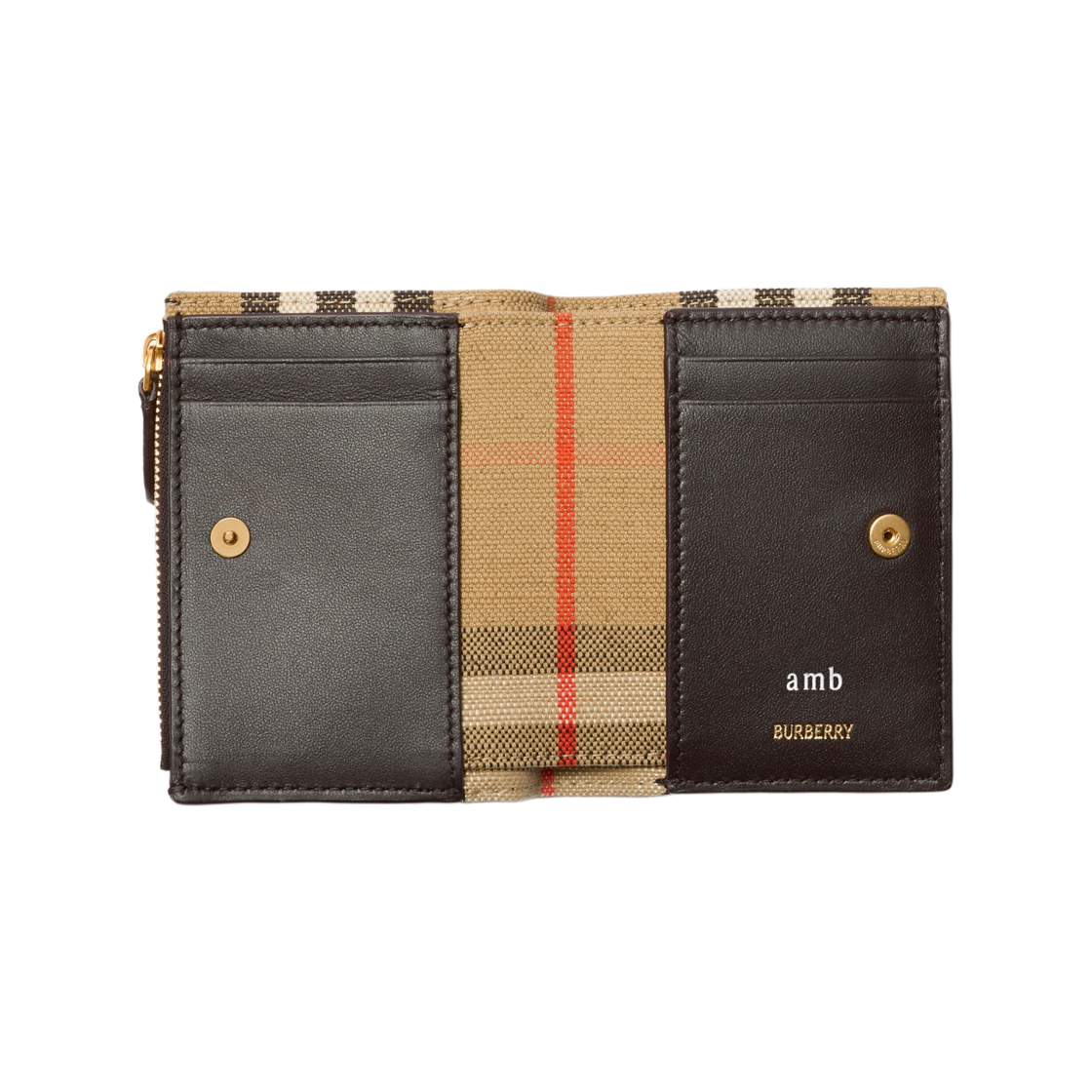 버버리 블룸스버리 월렛 피트 브라운 샌드 베이지(Burberry Bloomsbury Wallet Peat Brown Sand Beige) - 2