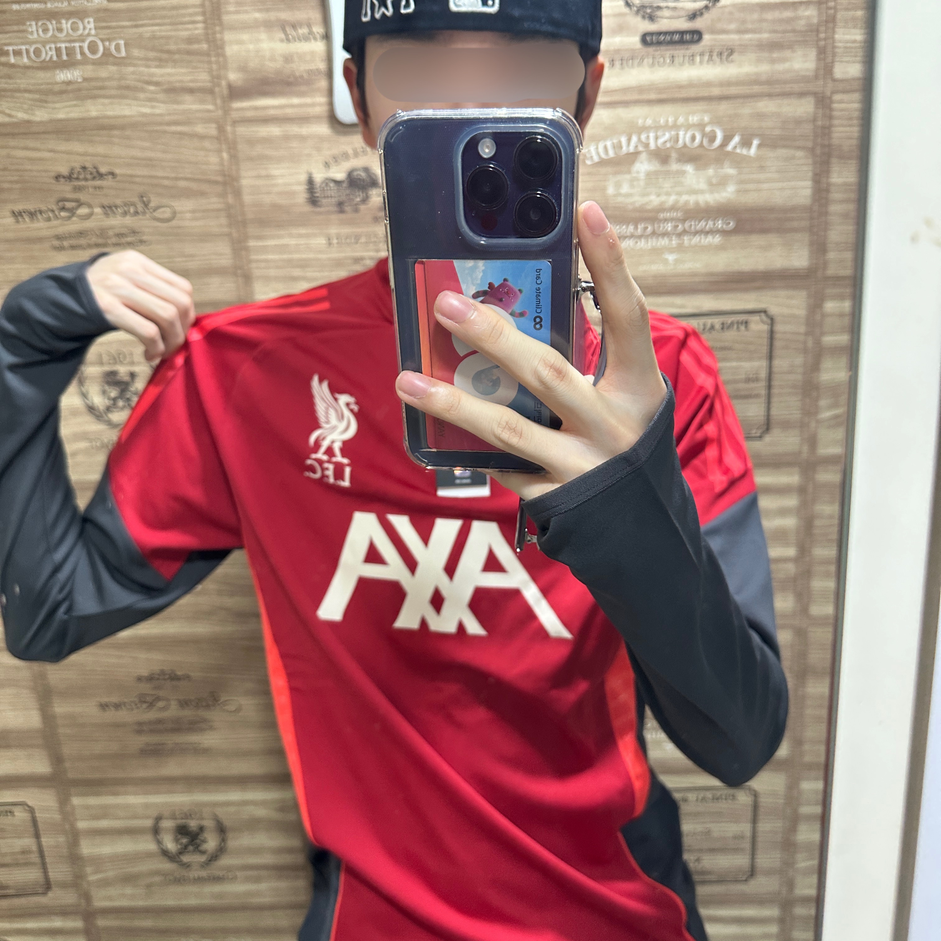 Adidas Liverpool FC Tiro 25 Competition Training Top Strawberry Red - KR Sizing (Non Marking Ver.) 착용 스타일