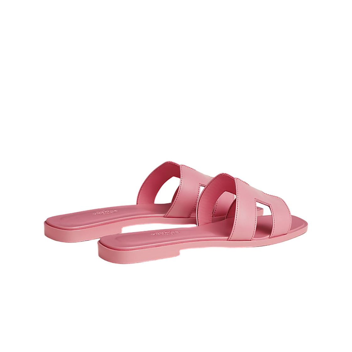 (W) 에르메스 오란 샌들 카프스킨 & 로즈 봉봉((W) Hermes Oran Sandal Calfskin & Rose Bonbon) - 2