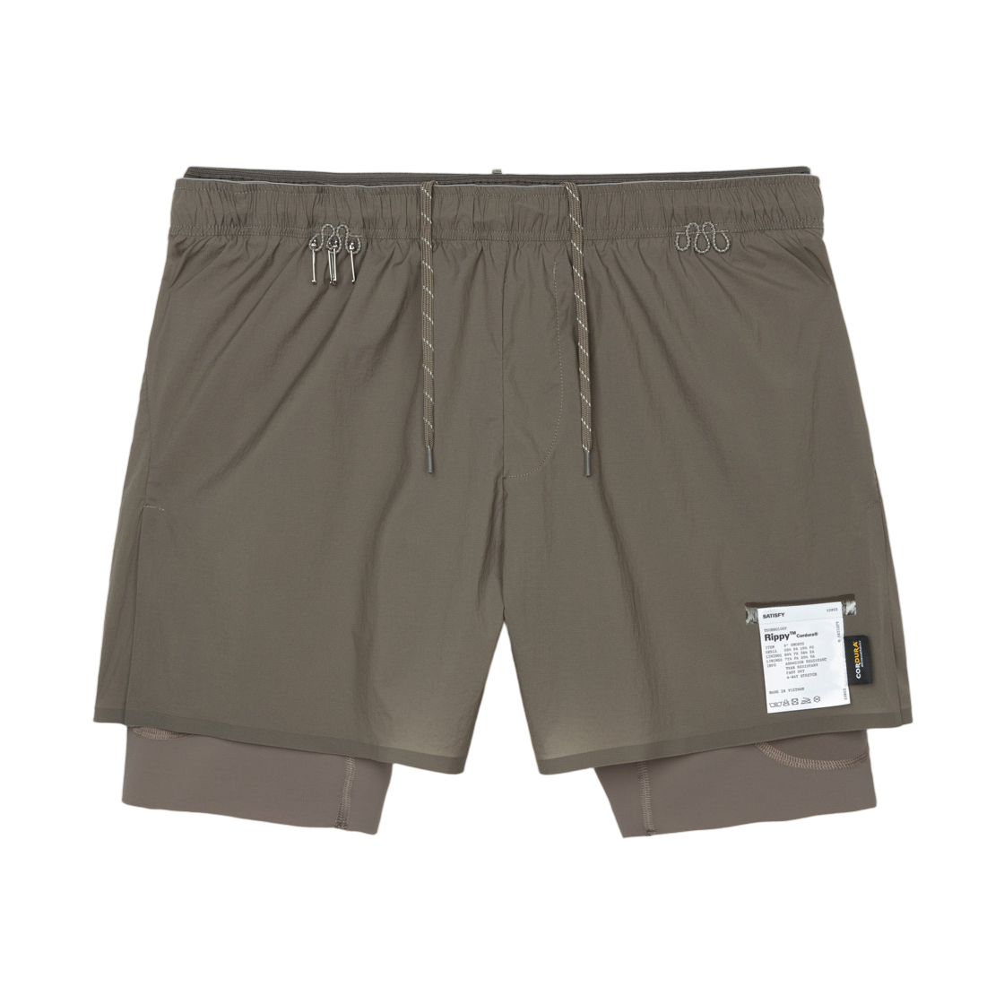 새티스파이 리피 코듀라 8인치 트레일 쇼츠 모렐(Satisfy Rippy Cordura 8 Inch Trail Shorts Morel)