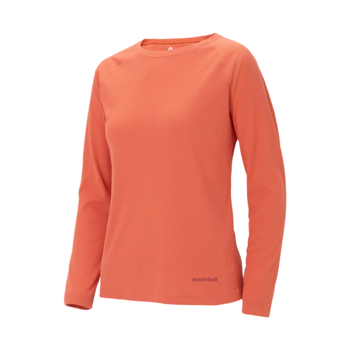 1114927 (W) Montbell Wickron Fit Long Sleeve T-Shirt Orange