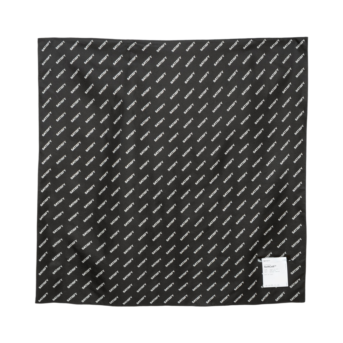 새티스파이 소프트셀 까레 드 소이 반다나 블랙(Satisfy Softcell Carre De Soie Bandana Black) - 2