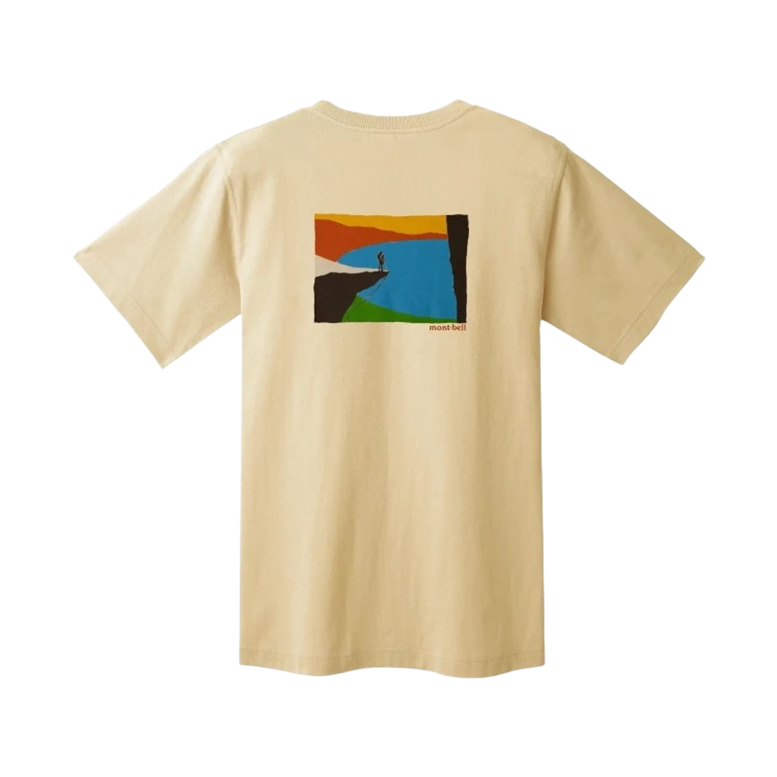 몽벨 피어 스킨 코튼 락 엣지 티셔츠 아이보리(Montbell Pear Skin Cotton Rock Edge T-Shirt Ivory) - 1