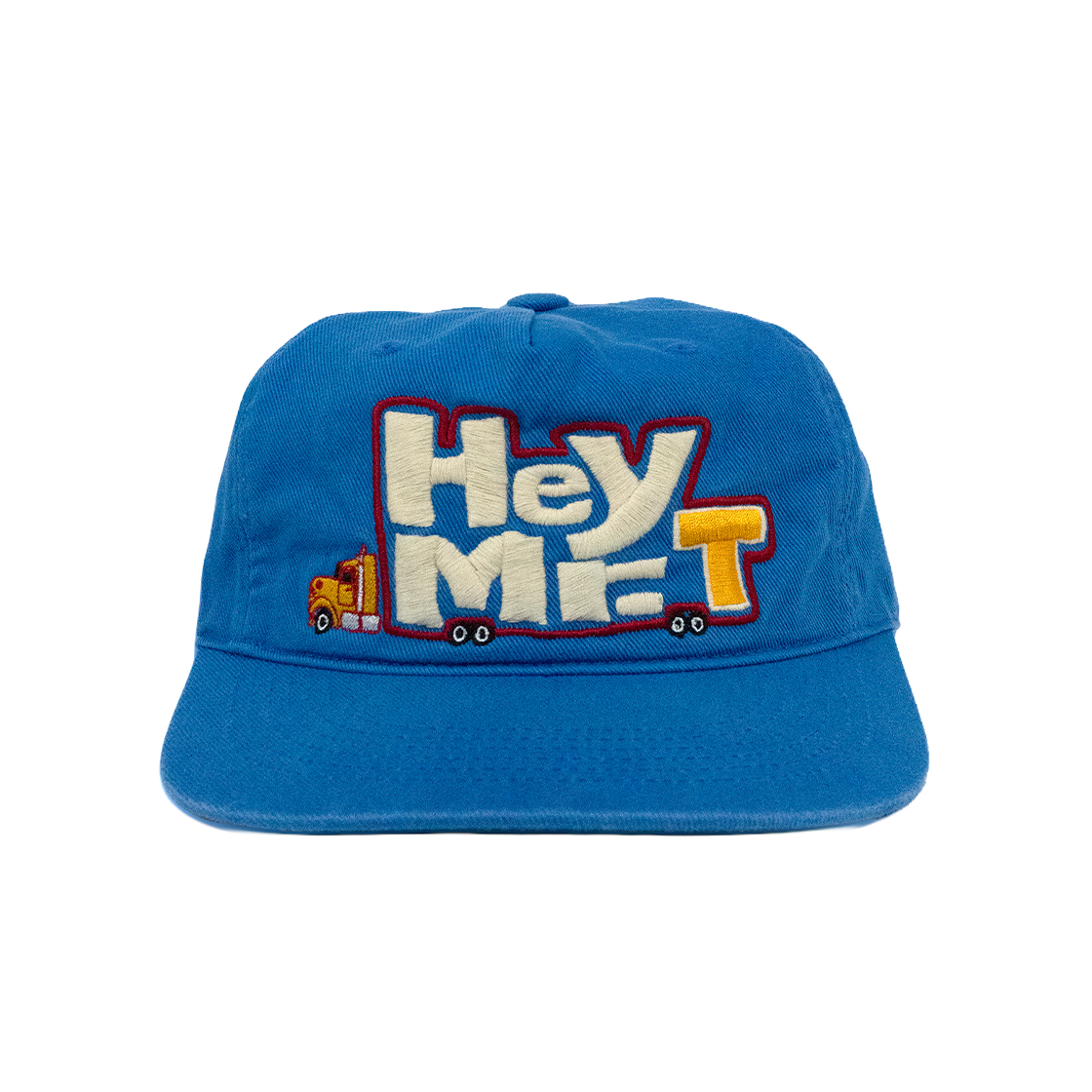 헤이미스터트러커 세이프 트럭 5패널 캡 하이웨이 블루(HEY! MR.TRUCKER Safe Truck 5panel Cap Highway Blue) - 1